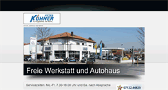 Desktop Screenshot of kfz-kuehner.de